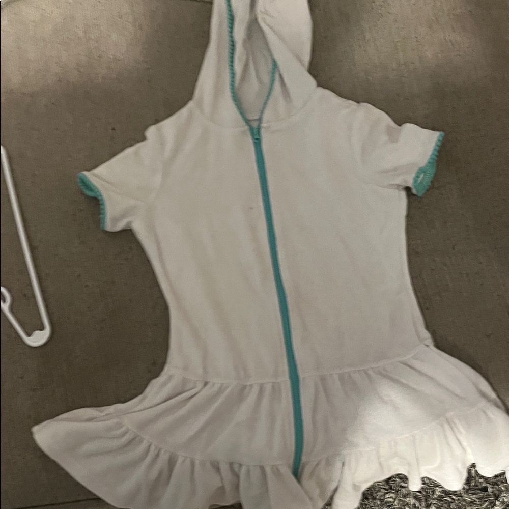Cat & Jack White and Teal Kids One Piece
